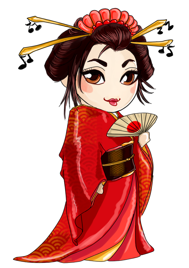 Geisha transparant