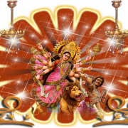 Diosa Durga Maa Imagen de PNG gratis