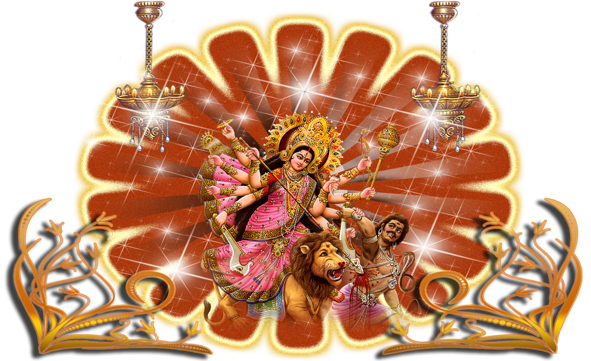 Goddess Durga Maa Free PNG Image