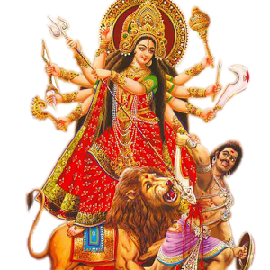 Göttin Durga Maa PNG Datei