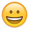 Grijnzend gezicht emoji PNG