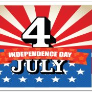 Dia da Independência Transparente de julho