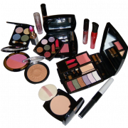 Imagem PNG de produtos de kit de maquiagem