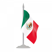 Gambar PNG Bendera Meksiko Gratis