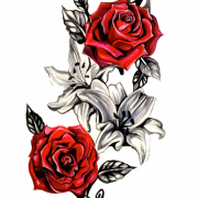 Rose Tattoo PNG Clipart