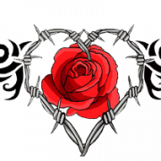 Rose Tattoo PNG Image