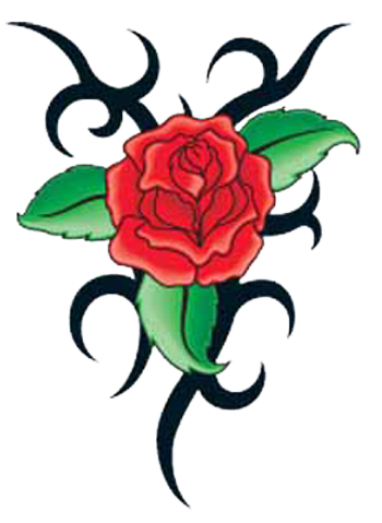 Rose Tattoo PNG Images