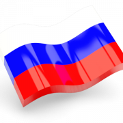 Russland Flagge transparent