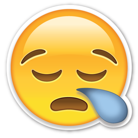 Triest huilende emoji PNG