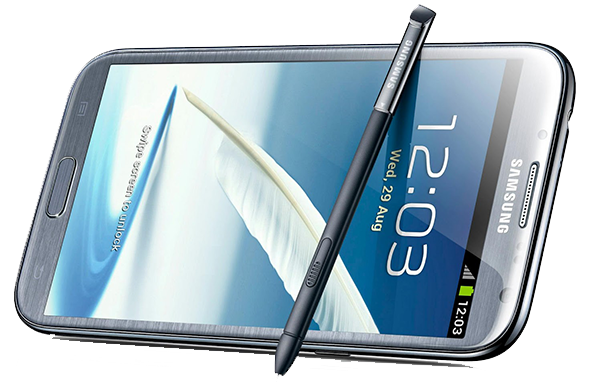 Samsung mobiele telefoon transparant