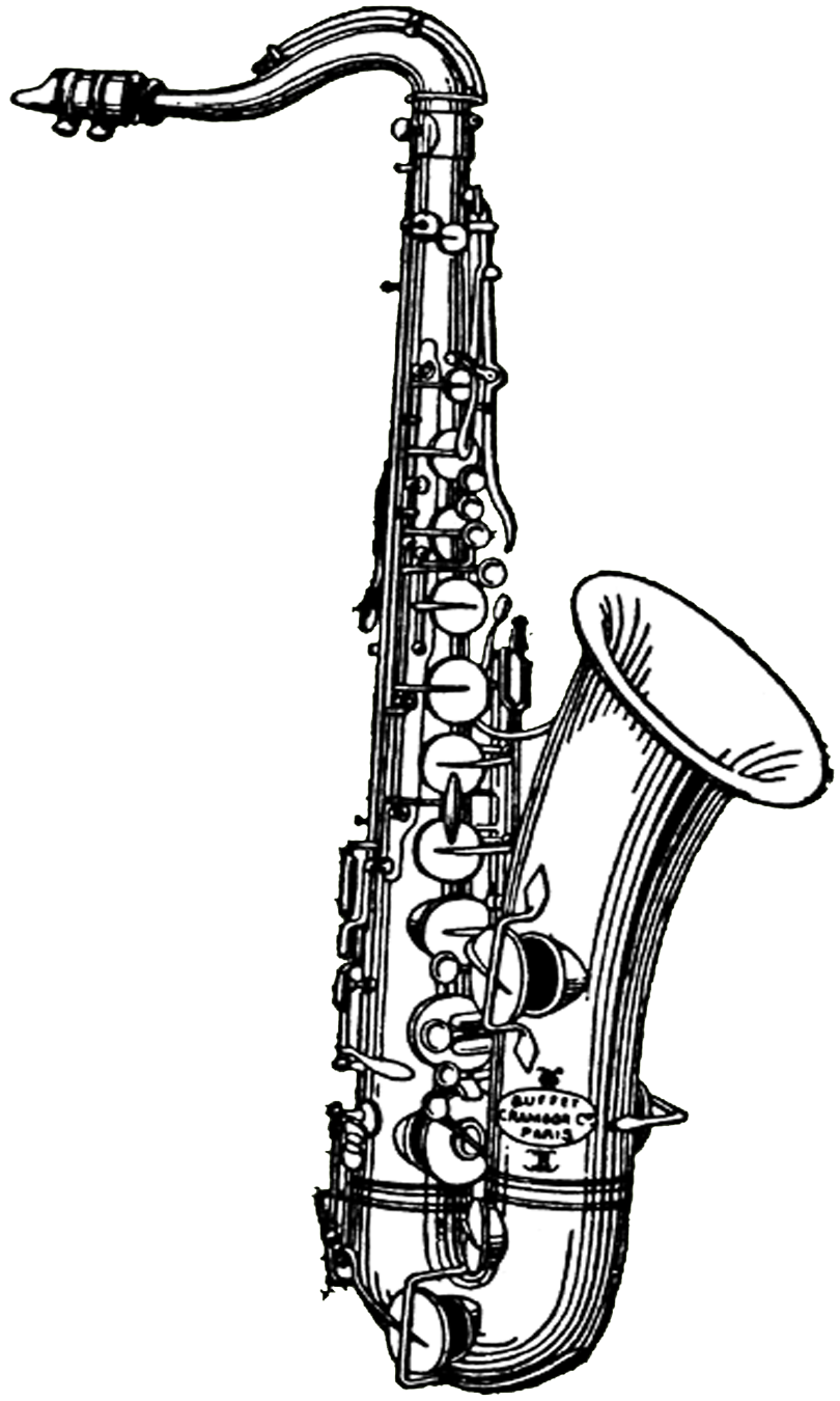 Saxofoon PNG -afbeelding