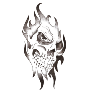 Skull Tattoo Libreng Pag -download ng Png