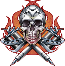 Skull Tattoo PNG Image