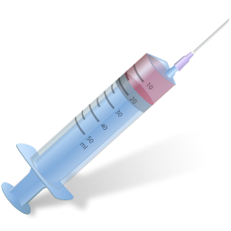 Transparent ng syringe