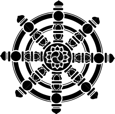 Wheel of Dharma PNG Clipart