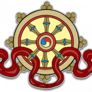 Wheel of Dharma PNG Gambar