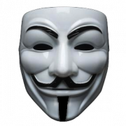 Anoniem masker gratis downloaden PNG