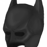 Máscara de Batman transparente