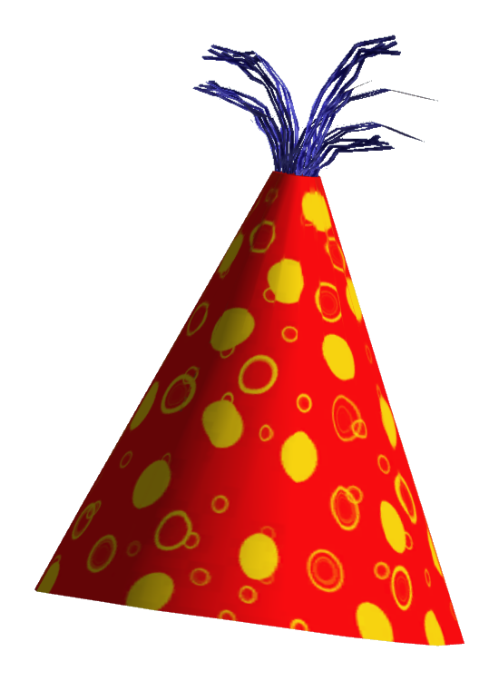 Sombrero de cumpleaños png