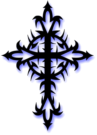 Tribal Cross Tattoos Jesus Cross Tribal Tattoo PNG Image With Transparent  Background  TOPpng