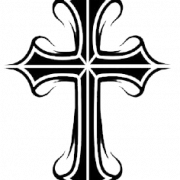 Cross -tatoeages PNG -afbeelding