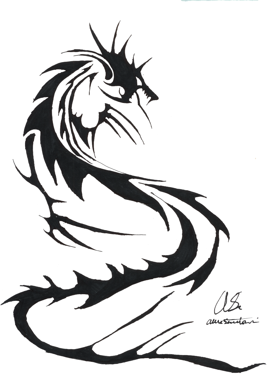 Dragon Tattoos PNG Picture