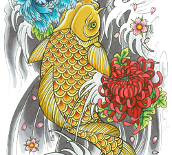 Tatuaggi di pesce png foto