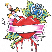 Heart Tattoos Free PNG Image