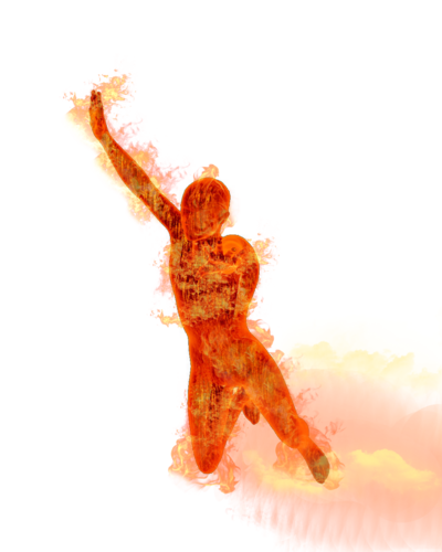 صورة الشعلة البشرية PNG
