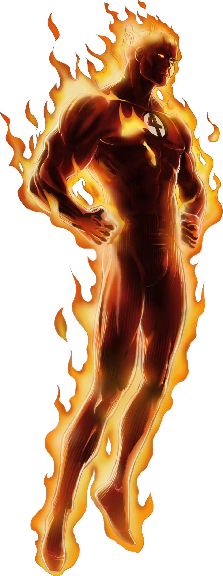 صورة الشعلة البشرية PNG