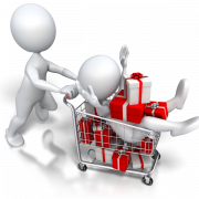 Immagine di shopping online png