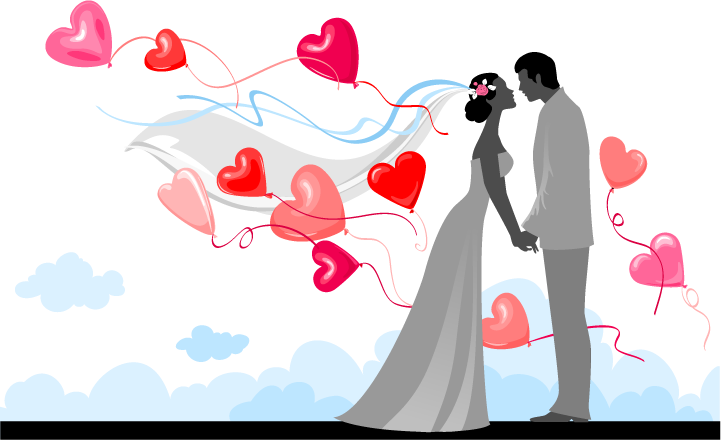 Bruiloft gratis PNG -afbeelding