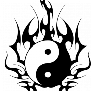Tato yin-yang unduh gratis png