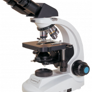 Microscópio transparente