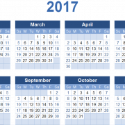 2017 Calendar PNG 4