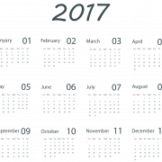 2017 Calendar PNG 5