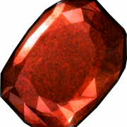 PNG de alta calidad de piedra rubí