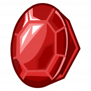 Рубиновый камень прозрачный