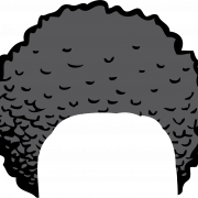 Afro hair png file
