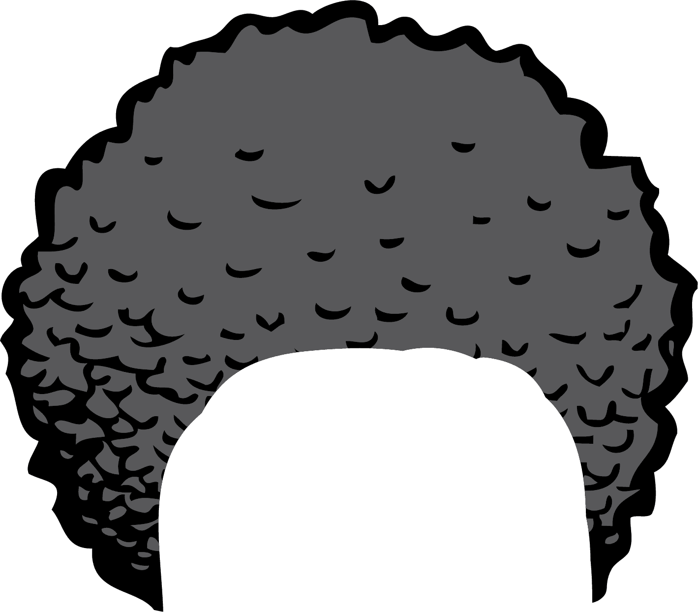 Afro Hair PNG File - PNG All