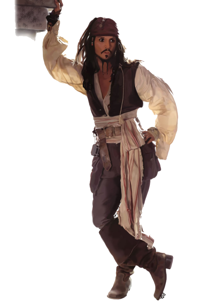 Captain Jack Sparrow Unduh Gratis PNG