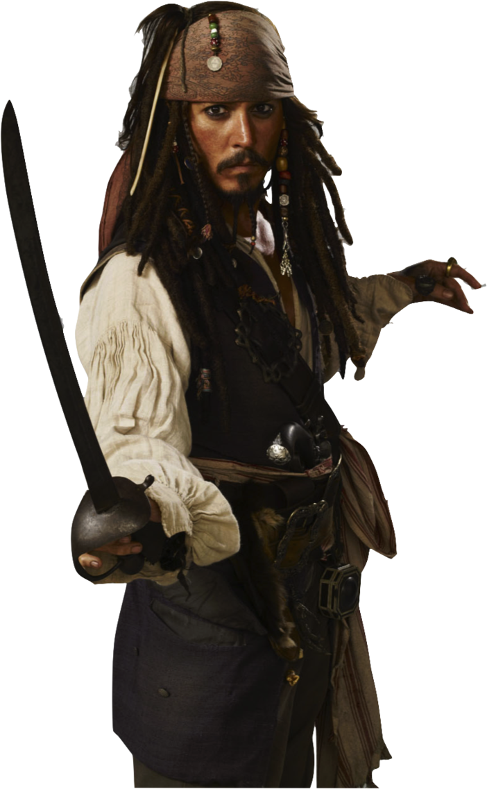 Captain Jack Sparrow Free PNG Image