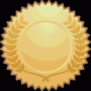 Золотая медаль PNG изображение