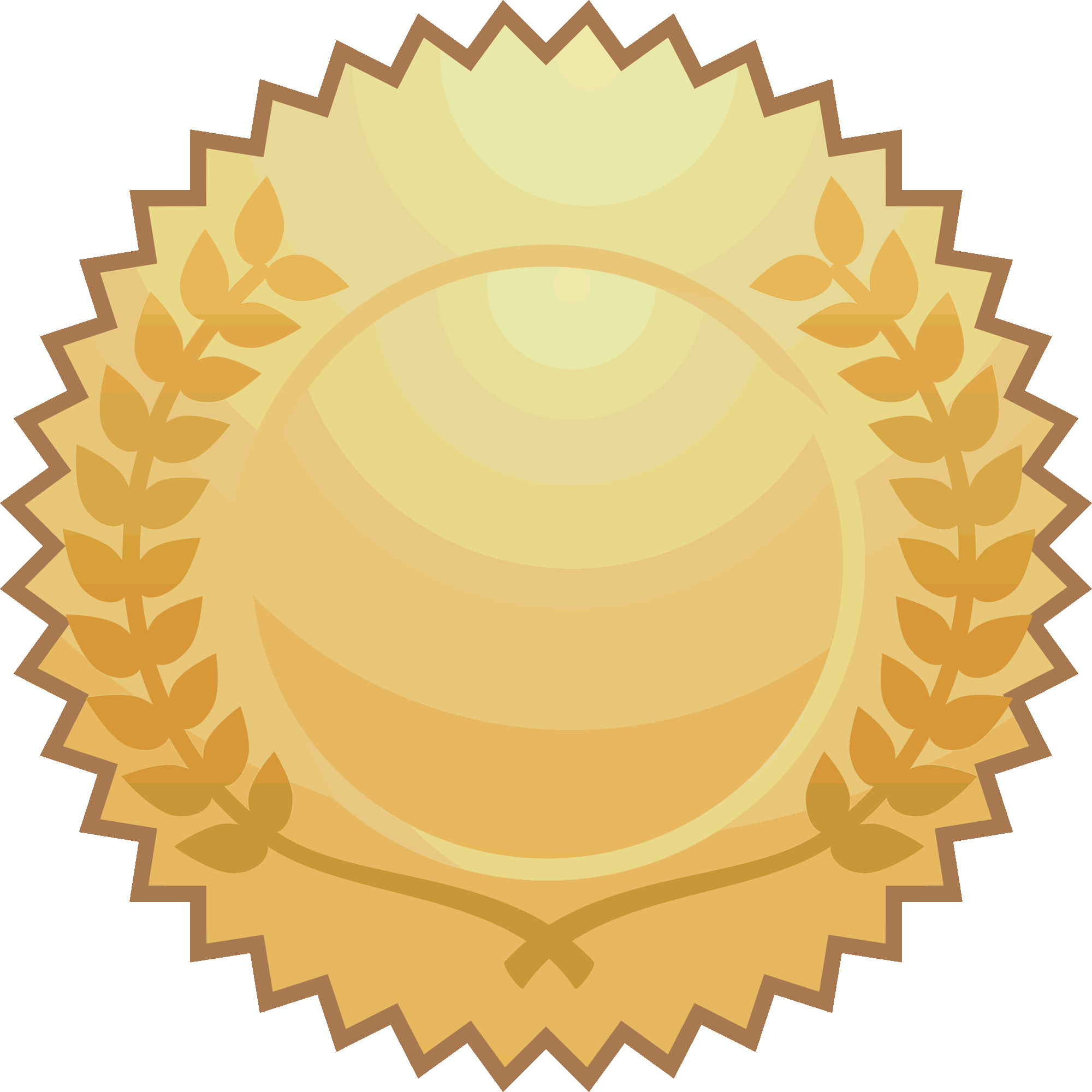 Gold Medal PNG Picture