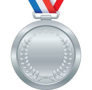 Серебряная медаль PNG HD