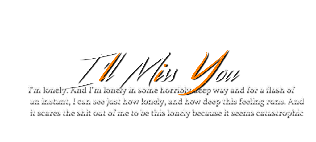 Alone Quotes PNG Image