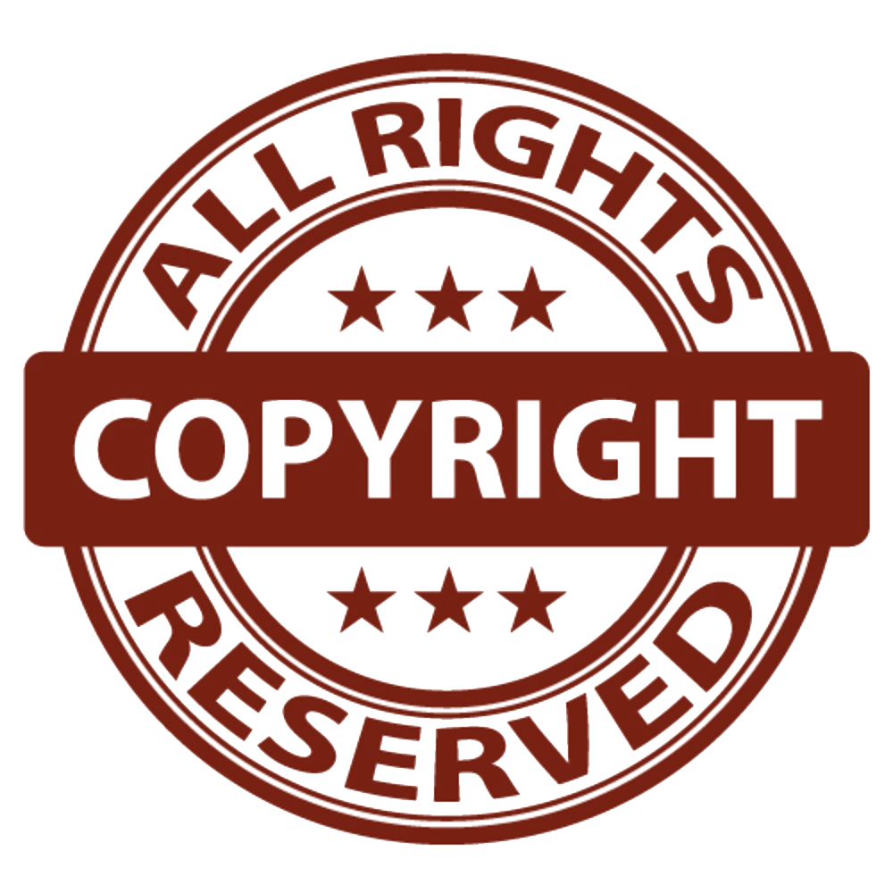 Copyright Alle rechten voorbehouden symbool PNG -afbeelding