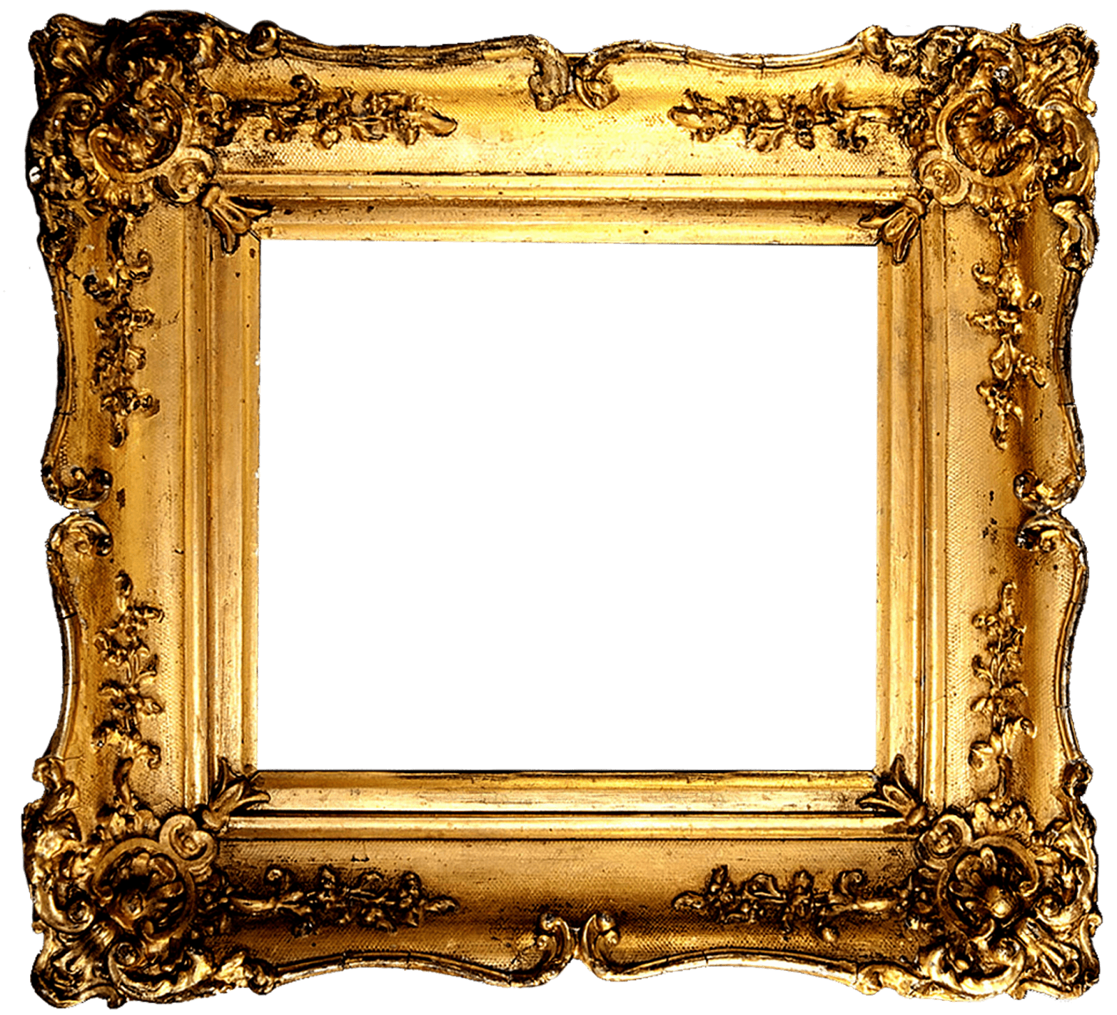 Gold Frame PNG Image