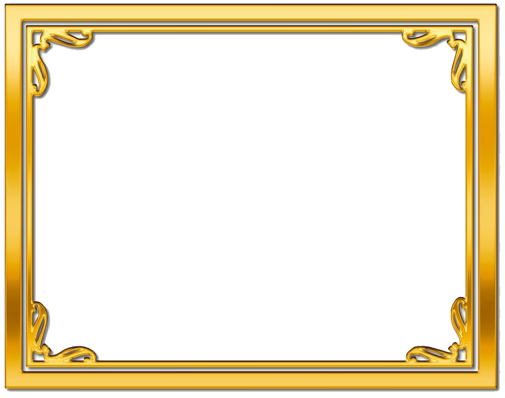 Gold Frame PNG Picture