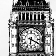 برج الساعة لندن PNG HD